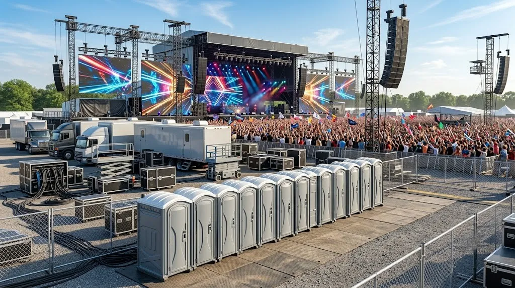 Concert Restroom Rental in El Cajon, CA