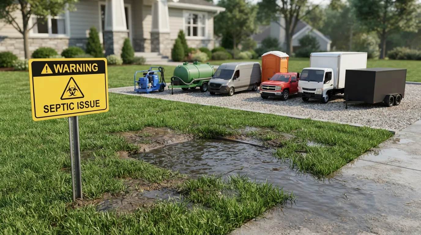 Septic Tank Warning Signs in El Cajon, CA